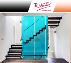 Film Reflectiv 63545 de couleur bleu turquoise