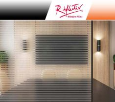 Film décoratif Reflectiv INT 213 bandes dépolies