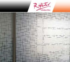 Reflectiv INT 490 Dépoli Lignes Croisées Largeur 152cm