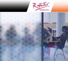 Film décoratif Reflectiv INT 750 diamants dépolis