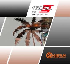 Oracal 351-911 Or Brillant Sur Les Deux Faces Largeur 63cm